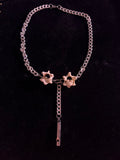 Safety whistle necklace with Fawn vertebrae