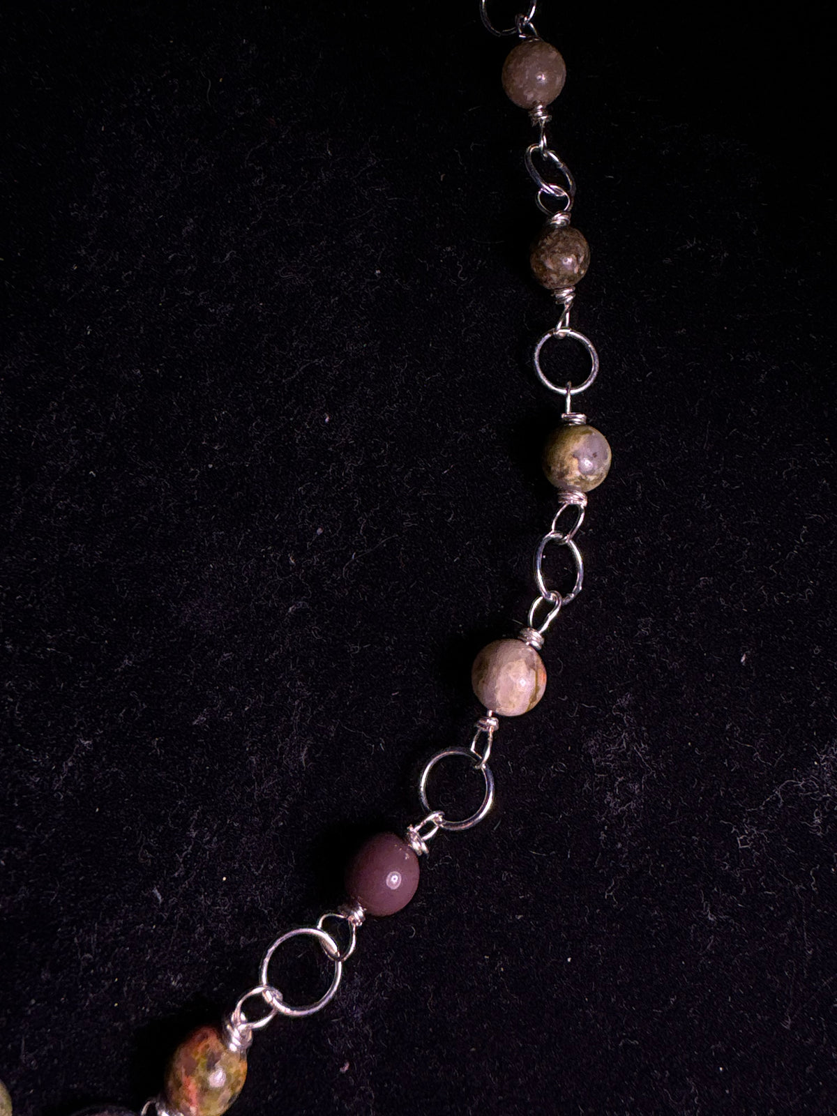 Raccoon vertebrae rosary